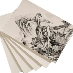 Papel de arroz maduro imprimible, impresión láser, inyección de tinta, caligrafía China, dibujo, medio maduro, Xuan, China, A4, B4, A3