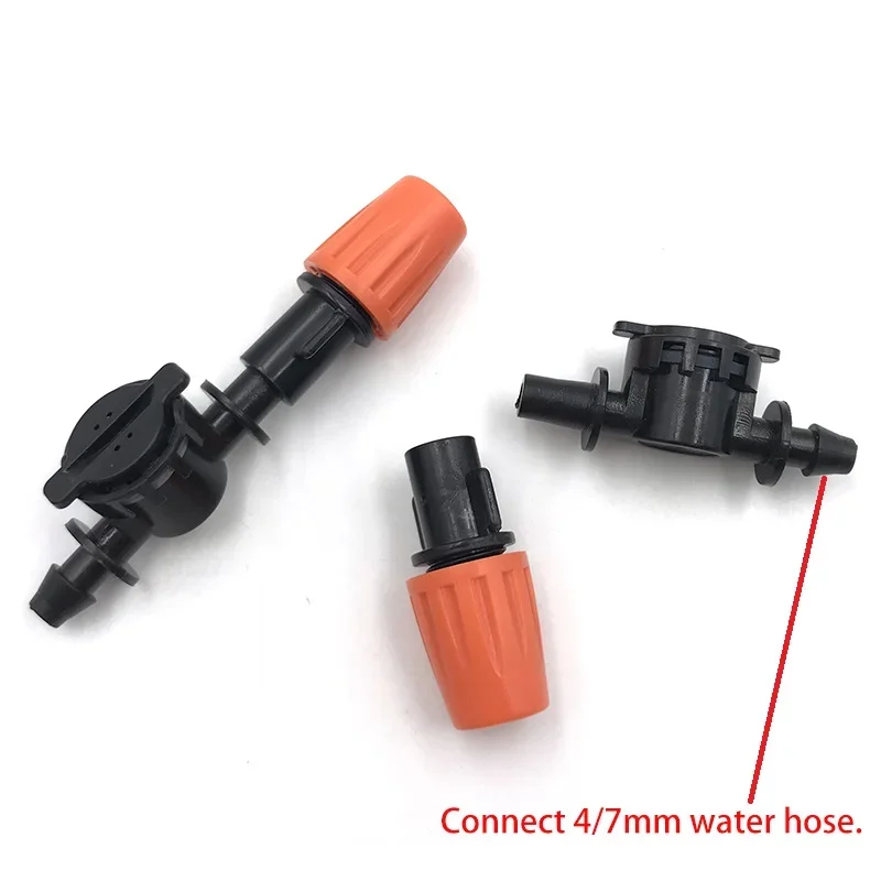 10pcs Adjustable Sprinkler Garden Irrigation Misting anti drip valve or leak proof device for micro irrigation 6mm