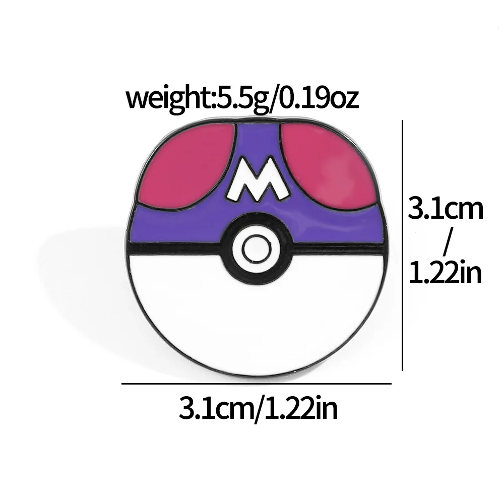 Pokémon Alloy Brooch Elf Egg Metal Badge Accessory Pin Y2k Fashion Toys Anime Cartoon Frind Cute Personalized Gifts
