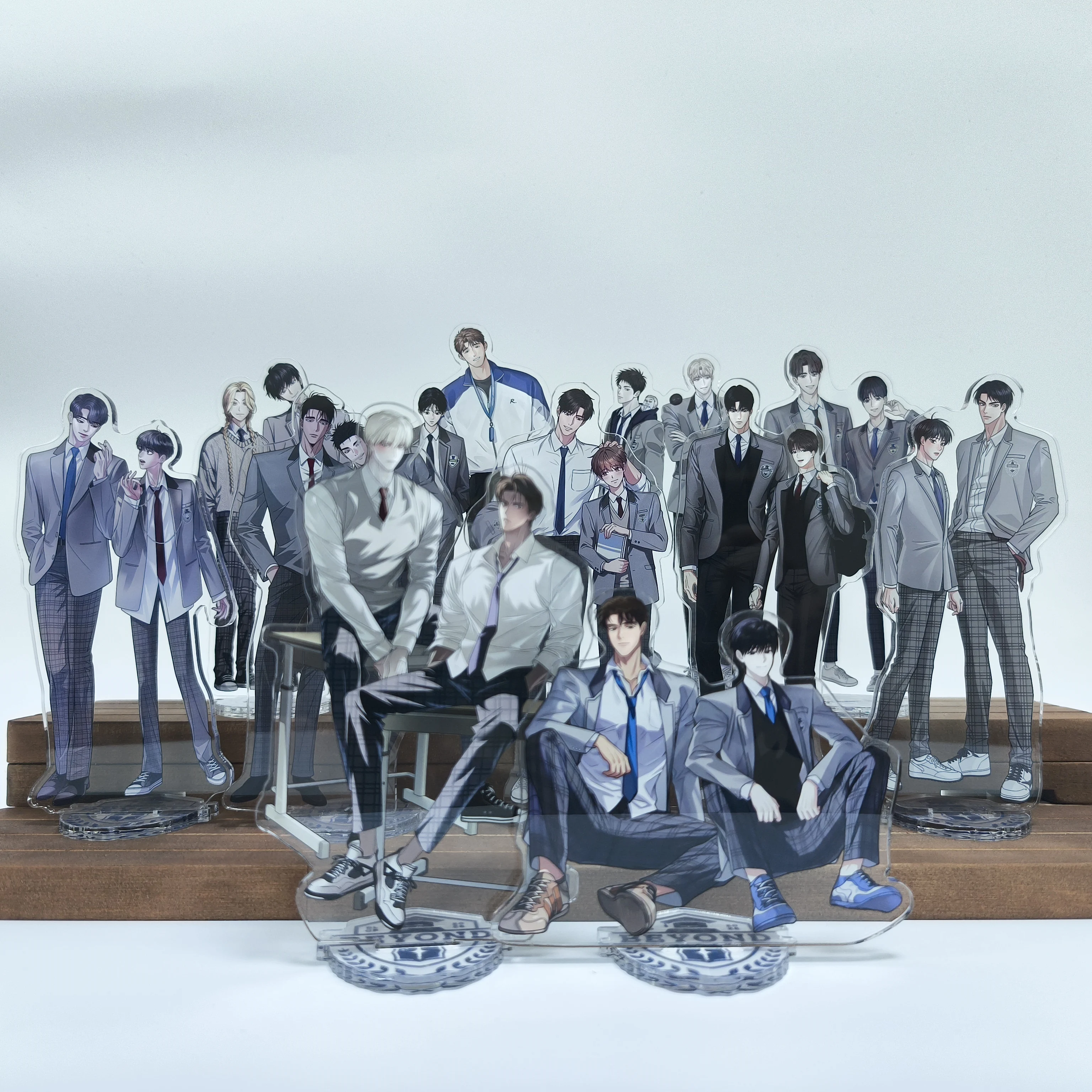 Merchandising de Beyond 2026 Season's Greetings Beyond Hours Club: Soporte de acrílico, Llavero de BL Yaoi Manhwa, Regalo coleccionable de anime