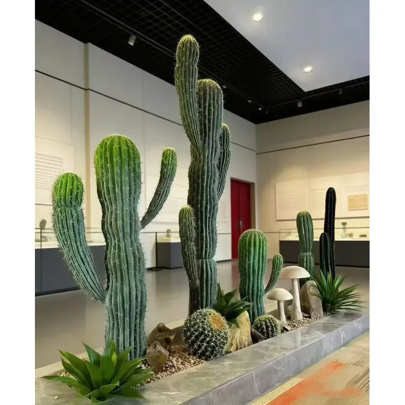 Factory Wholesale Artificial Cactus Plants Indoor Outdoor Decorative Faux Cactus with Lowest Price