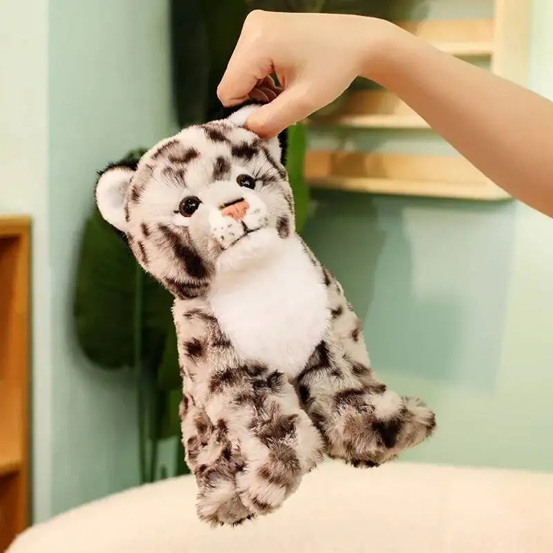 Simulation Creative Tiger Lion Leopard Plush Toys Stuffed Cute Real Life Animals Dolls Soft Pillow Home Decoration Gifts