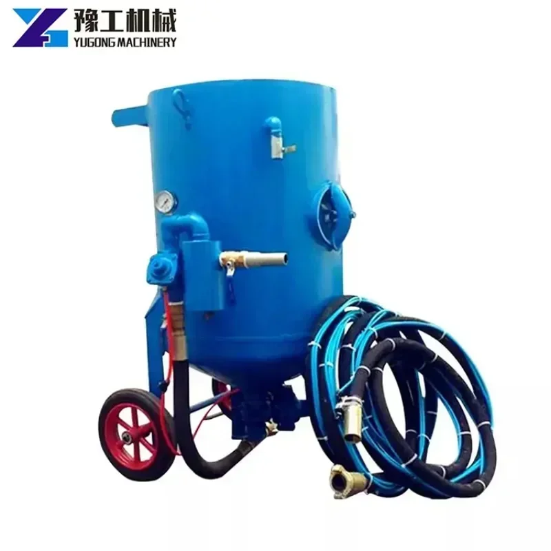 Small Industrial Shot Peening Machine Sandblasting Portable Sandblaster Portable Sand Blasting Machine