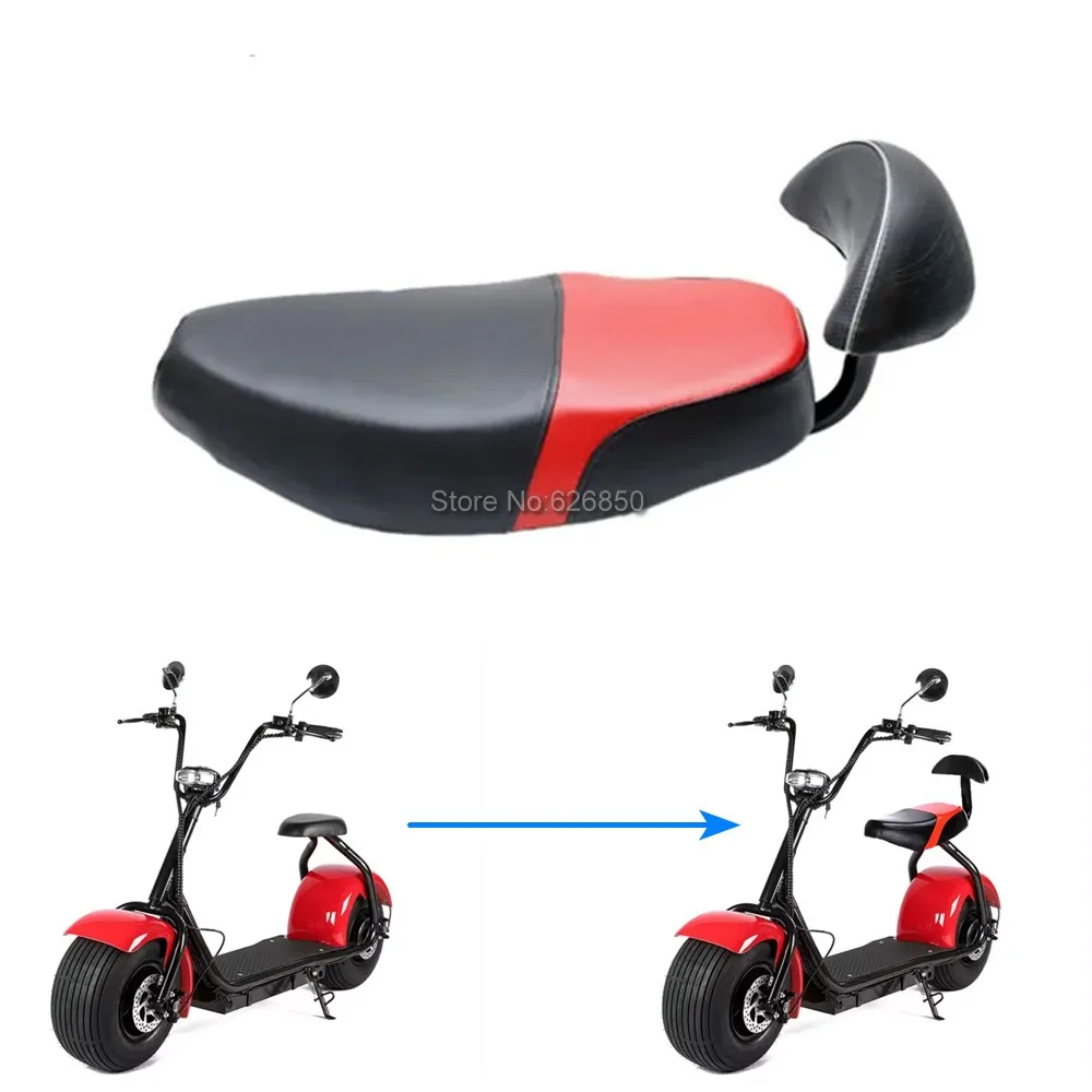 

Citycoco Single to Double Seat Cushion With Backrest Integrated Seat For Citycoco Electric Scooter Seat Modification Accessories