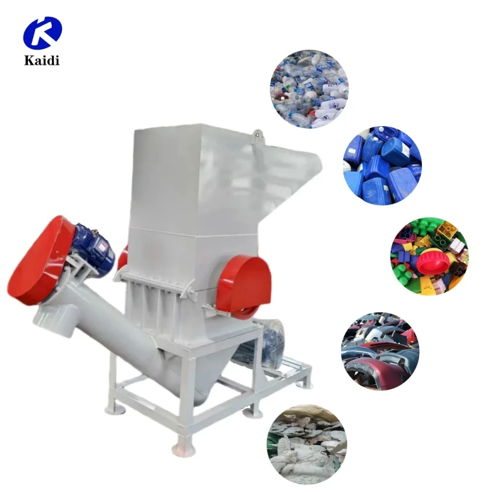 

pe pp pvc pet waste crushing machine plastic industrial shredder 15 claw type plastic recycling machine