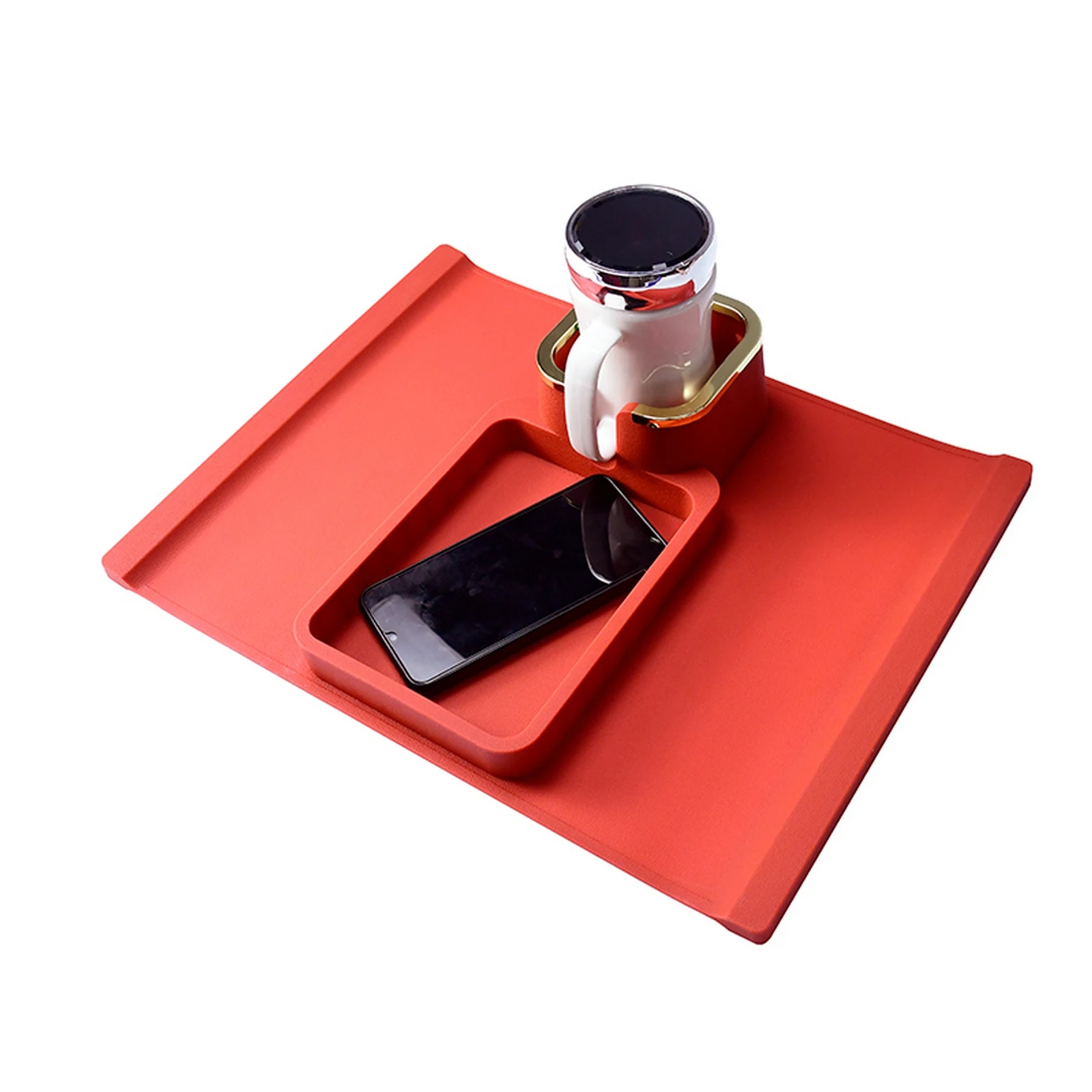 

Coffee Cup Holder Rack Sofa Cup Holder Tray Spill Proof Sofa Silicone Beverage Coaster For Armchair Sofa Armrest Cup Holder