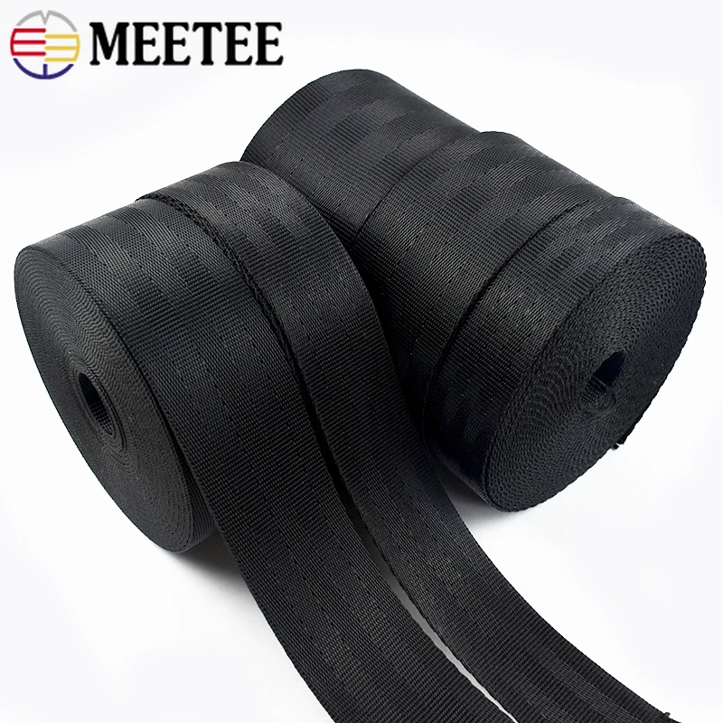 1-5M 20-70mm Nylon Webbing Tape for Car Seat Belt Backpack Ribbon Strap Pet Collar Band Bias Binding DIY Sewing Accessories Trim
