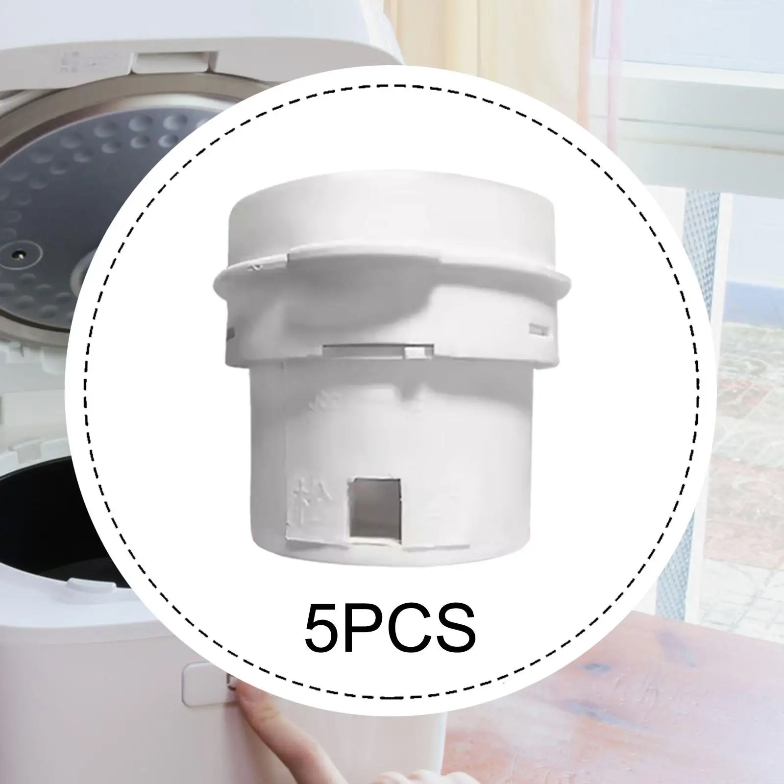 Válvula de escape para panela de arroz, 5 peças, acessórios de eletrodomésticos, substituição