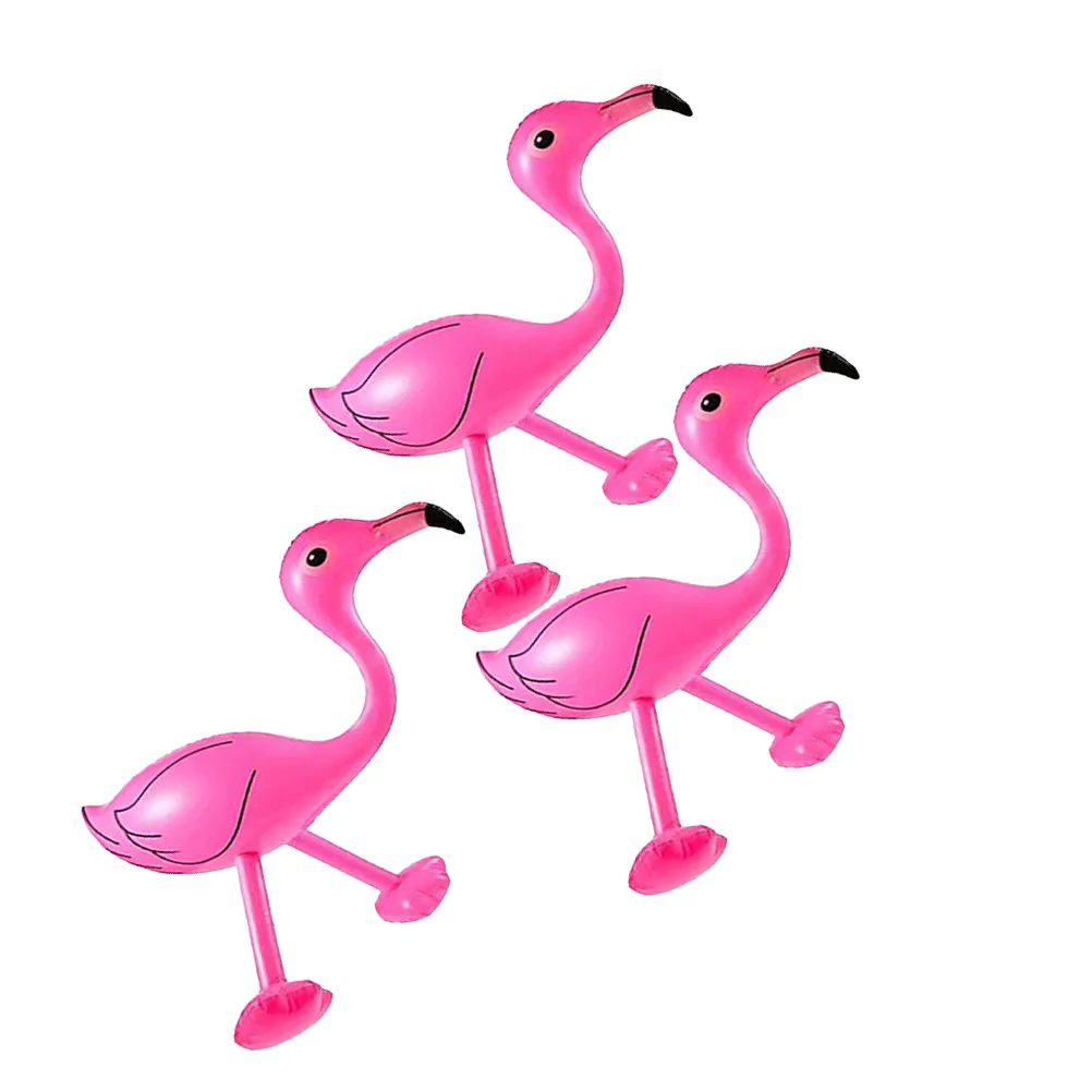 

3Pcs Inflatable Flamingo Pool Floating Fun Creative Bathing Kids Swimming Gift Cartoon Baby Bathing Toys