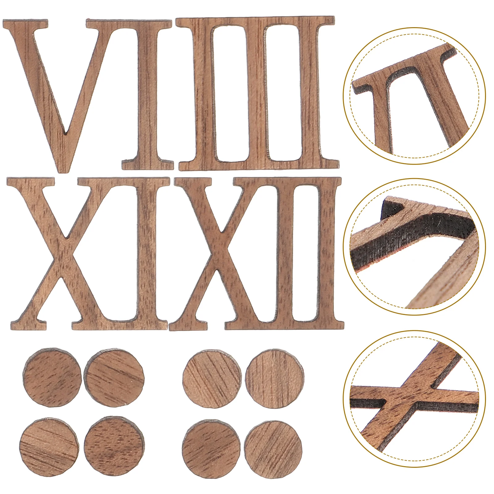 

1 Set Wall Clock DIY Roman Numerals Clock Numerals Kit Replacement Clock Numerals Clock Numbers clock numbers kit