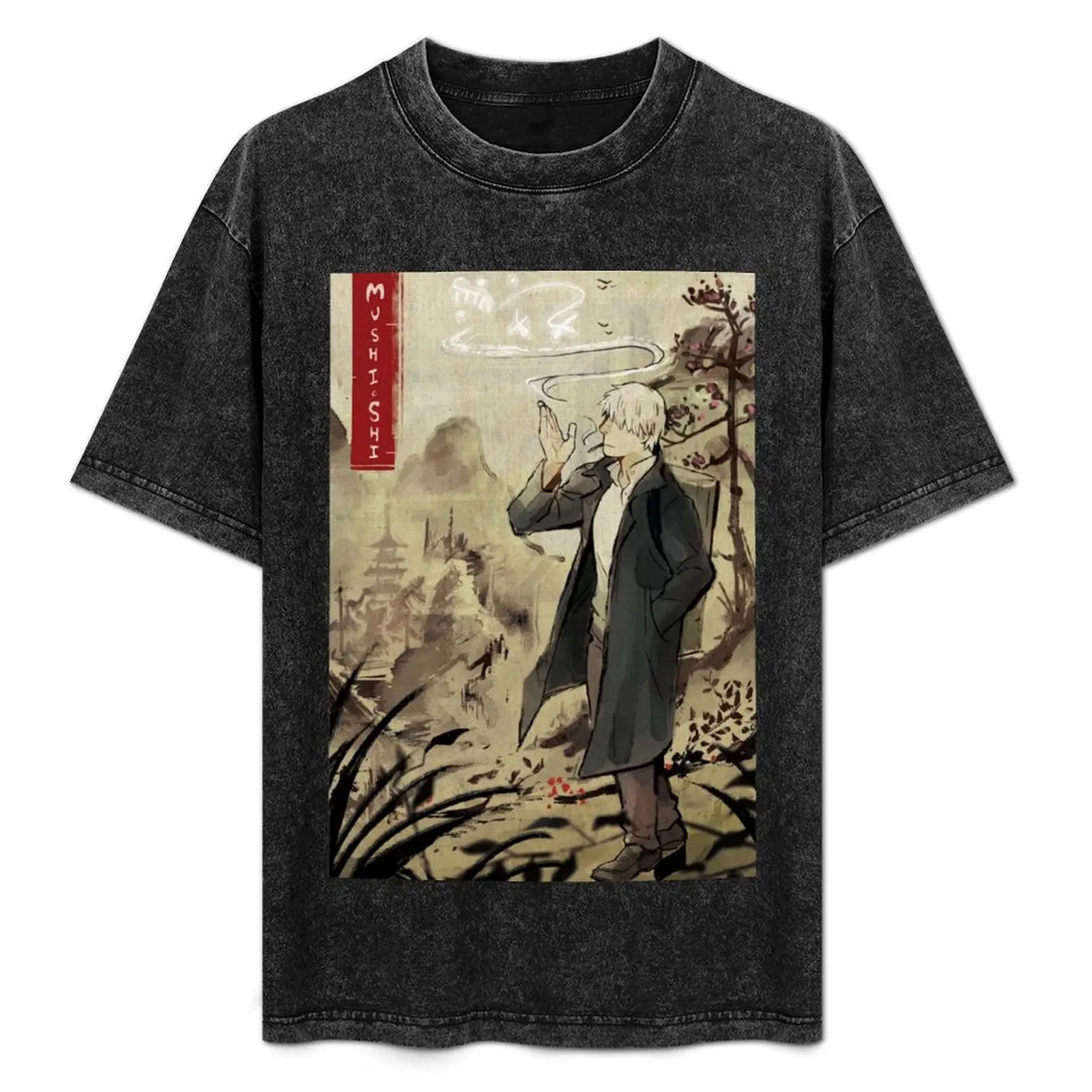 

Mushishi Zoku Shou Painting T-Shirt Casual Basic Street Style T-Shirt
