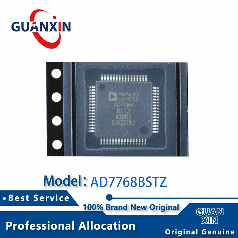

100% New AD7768BSTZ-RL AD7768BST Marking AD7768BSTZ LQFP-64 AD7768