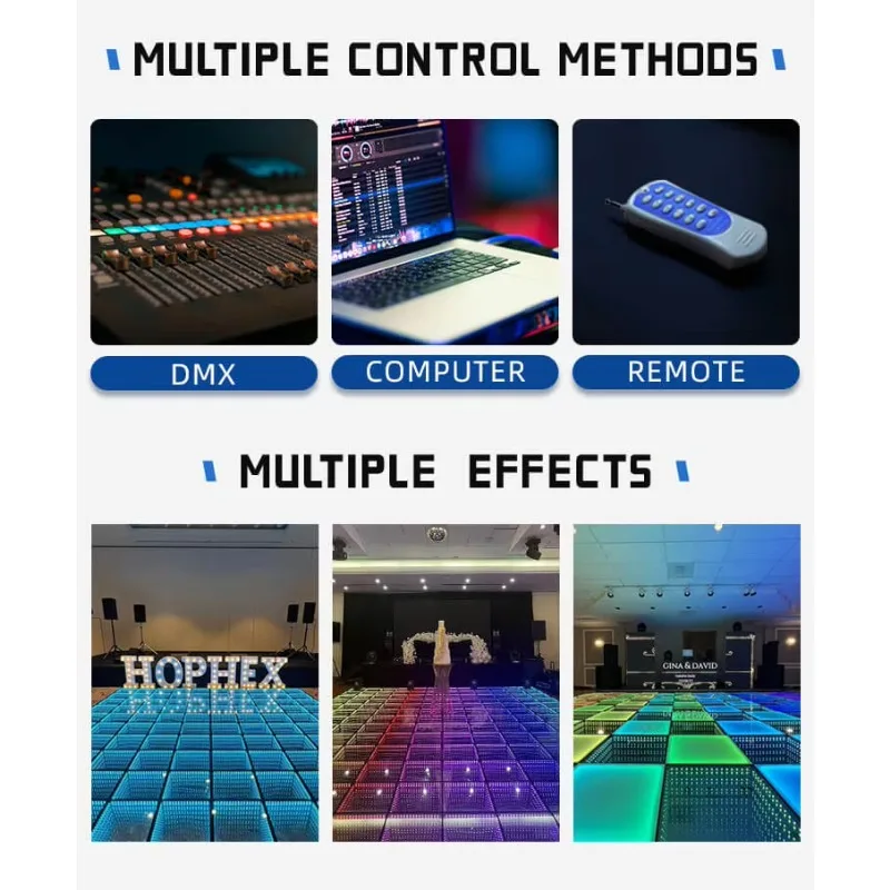 Wholesale Price Disco Wireless 3d Infinity Mirror Led Dance Floor