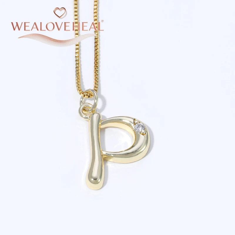 muttertagsgeschenk，Luxuriöse Halskette mit Initialen von A bis Z aus 18 Karat vergoldetem Messing, glänzender CZ-Buchstabenanhänger, minimalistischer Alphabet-Schmuck für Frauen, individuelles Namensgeschenk – Detail 34