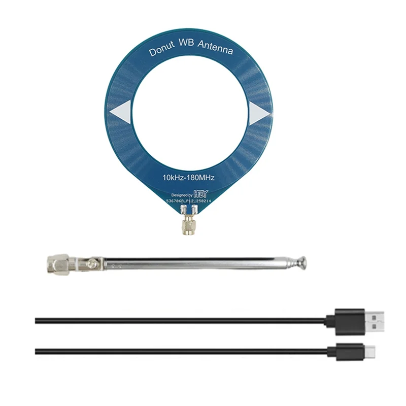 Y23A-Mini SI4732 SMA Interface Mini Loop Antenna Pocket Size Radio Receiver Mini Radio LSB USB AM FM Radio Withantenna