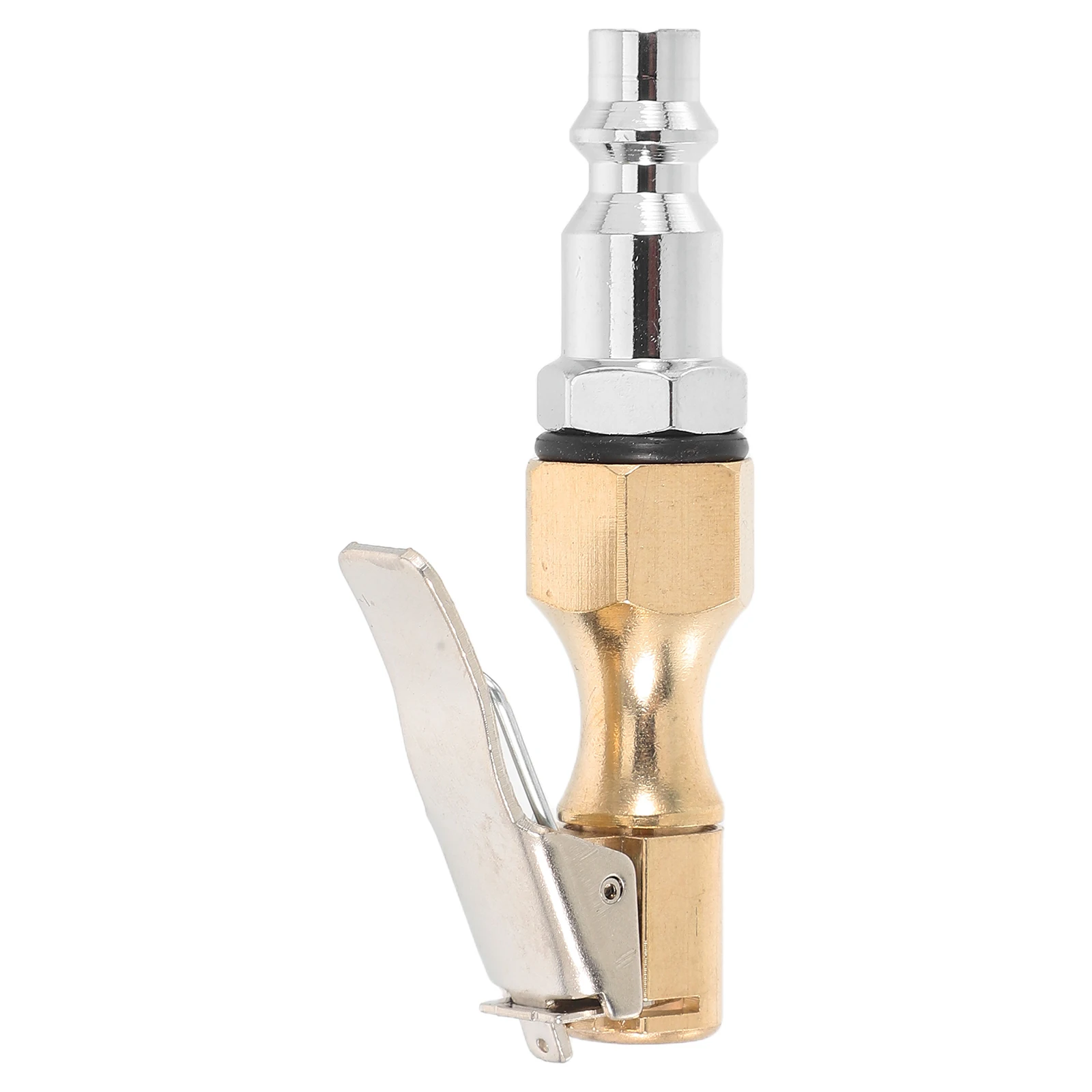 

Quick Connect Air Chuck Clip Tire Inflation Hose Adapter Straight Brass Compressor Relief Valve Stem Fit Car Truck Vehicle Pump