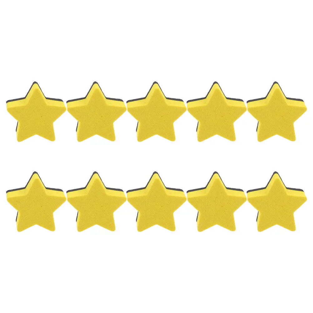 

10pcs Whiteboard Erasers Small Dry Reusable Eva Classroom Office Home Portable Blackboard Rubber Student Supplies Magnetic