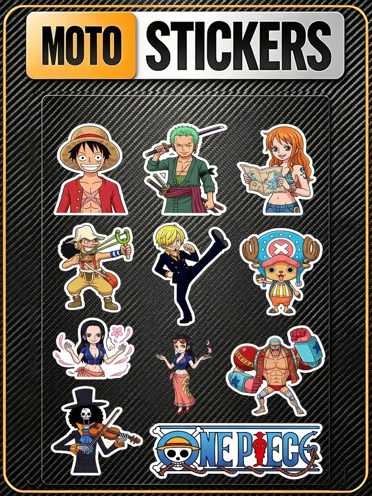 ONE PIECE Waterproof Reflective Scratch Cover Sticker Universal Decor Decal For Car Motorcycle Helmet Refrigerator