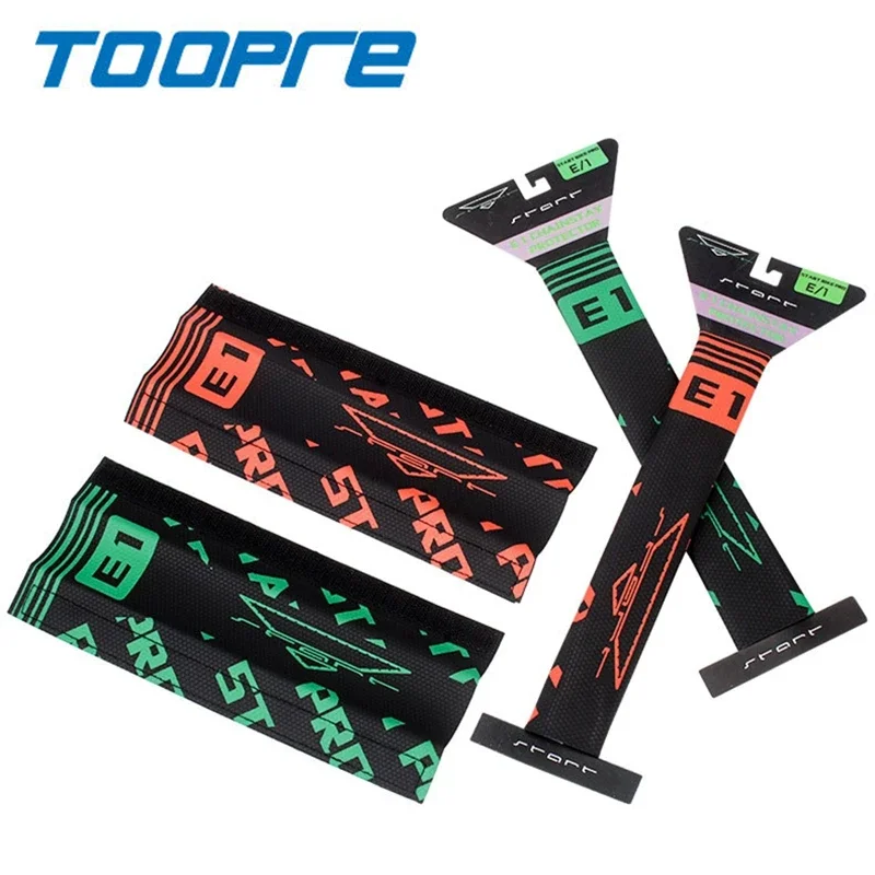 

TOOPRE Bike 9.5g Orange/Green Frame Protective Sleeve 220*98mm Iamok Bicycle Chain Protector Ultra Light