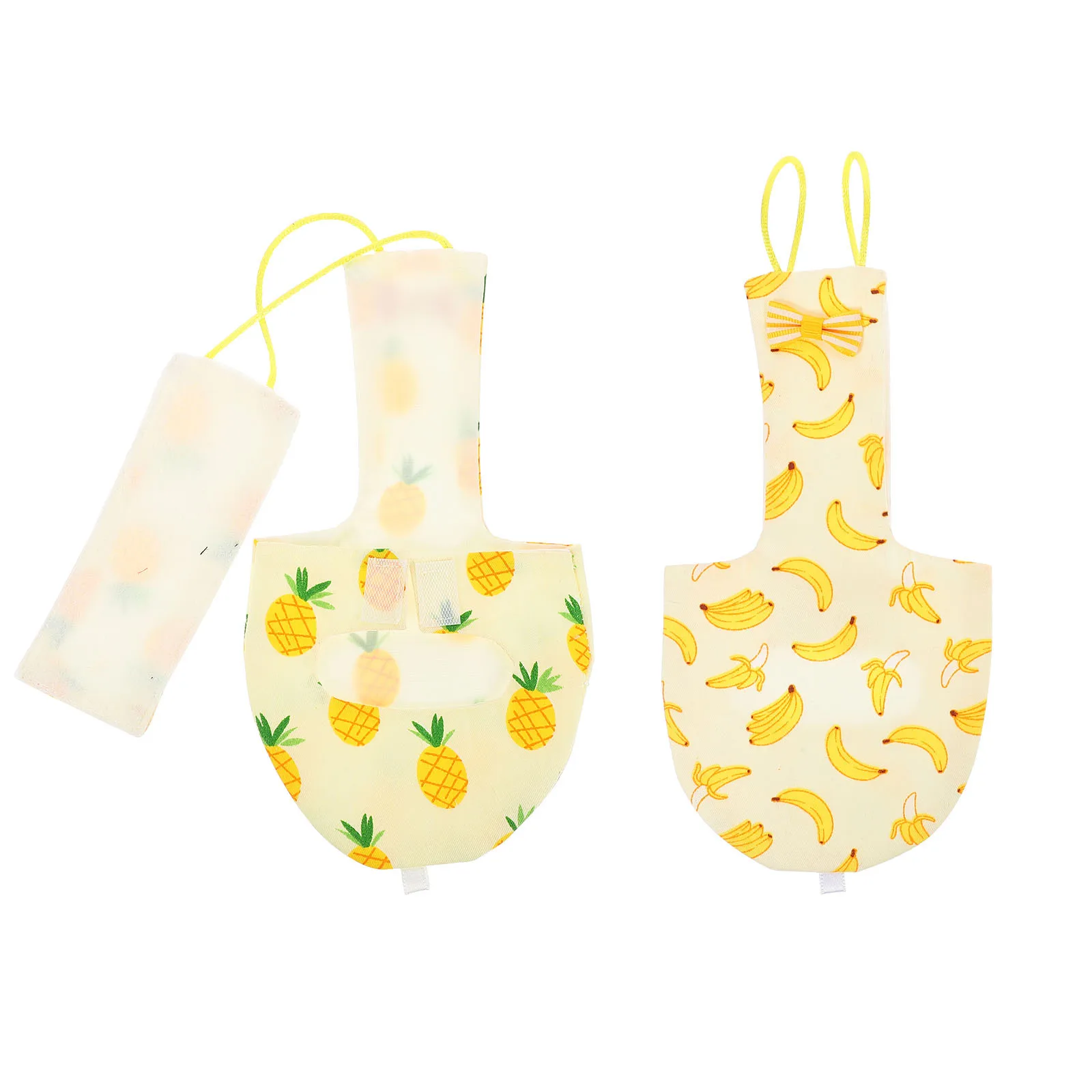 

2Pcs Parrot Diaper Reusable Soft Comfortable Washable Bird Clothing Flight Suit for Pet Birds Pigeon Cockatiel Parakeet