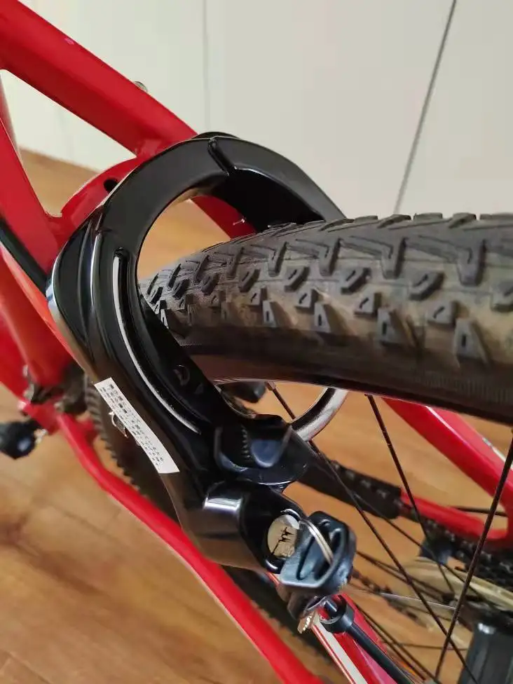 Japan GORIN Bicycle Large Mountain Bike Anti-theft Lock Japan Bicycle Horseshoe Lock Bicycle Fixed Lock