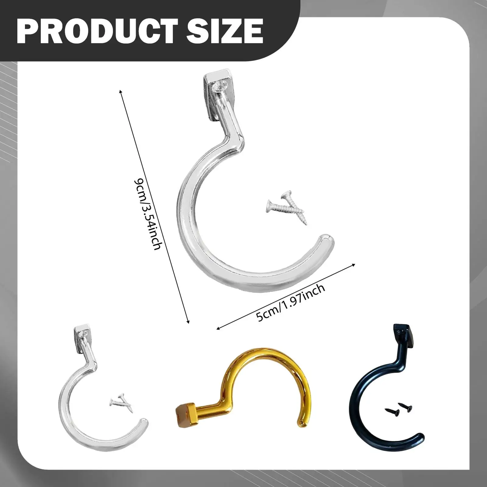 Heavy Duty Snooker Bridge Hook Ball Rack Hanger Holder Billiard Table Mountable Cue Support for Professional Pool