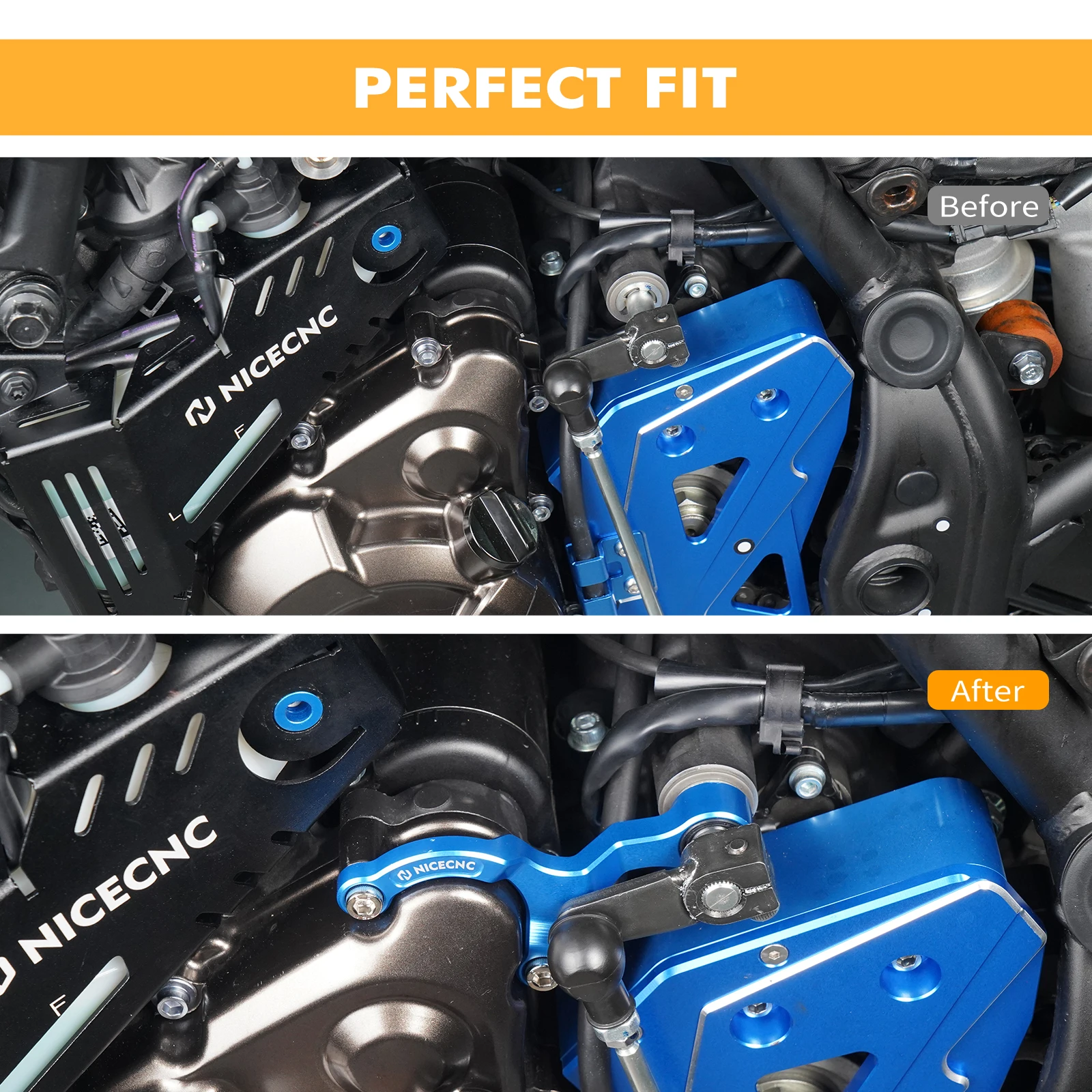 Schaltstabilisator Schalthebelunterstützung für Yamaha MT-07 MT07 XSR 700 2018–2023, Tracer 700 Tracer 7 2021–2023, Tenere 700 XTZ 700 – Detail 13