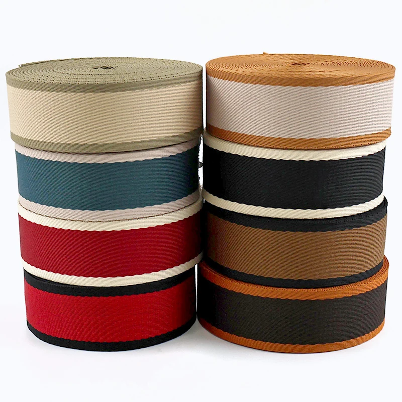 

2/4/5Meters 38mm Nylon Webbing Jacquard Ribbon Backpack Shoulder Strap Pet Collars Clothing Decor Lace for DIY Sewing Accessory