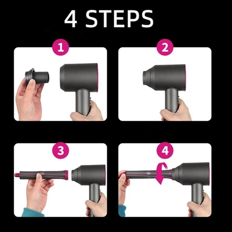For Dyson Airwrap Supersonic Hair Dryer Styler Accessories Curling Hair Tool 134mm/184mm Hair Curling Barrels Adapter Parts