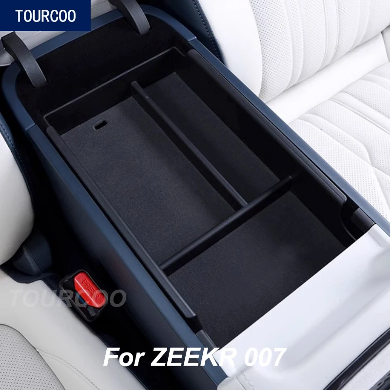 For ZEEKR 007 2024 Center Console Armrest Storage Box Interior Modified Accessories