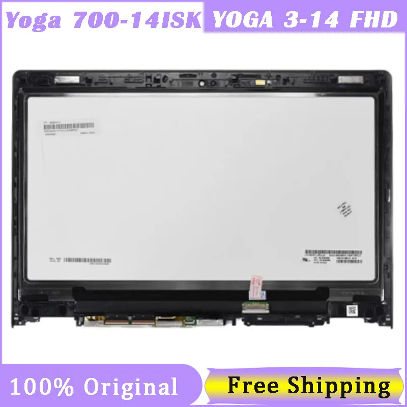 Tela de Toque Lcd para Lenovo Yoga 14 Polegadas Display Lcd 1920×1080 Fhd 80jh 80qd 70014isk
