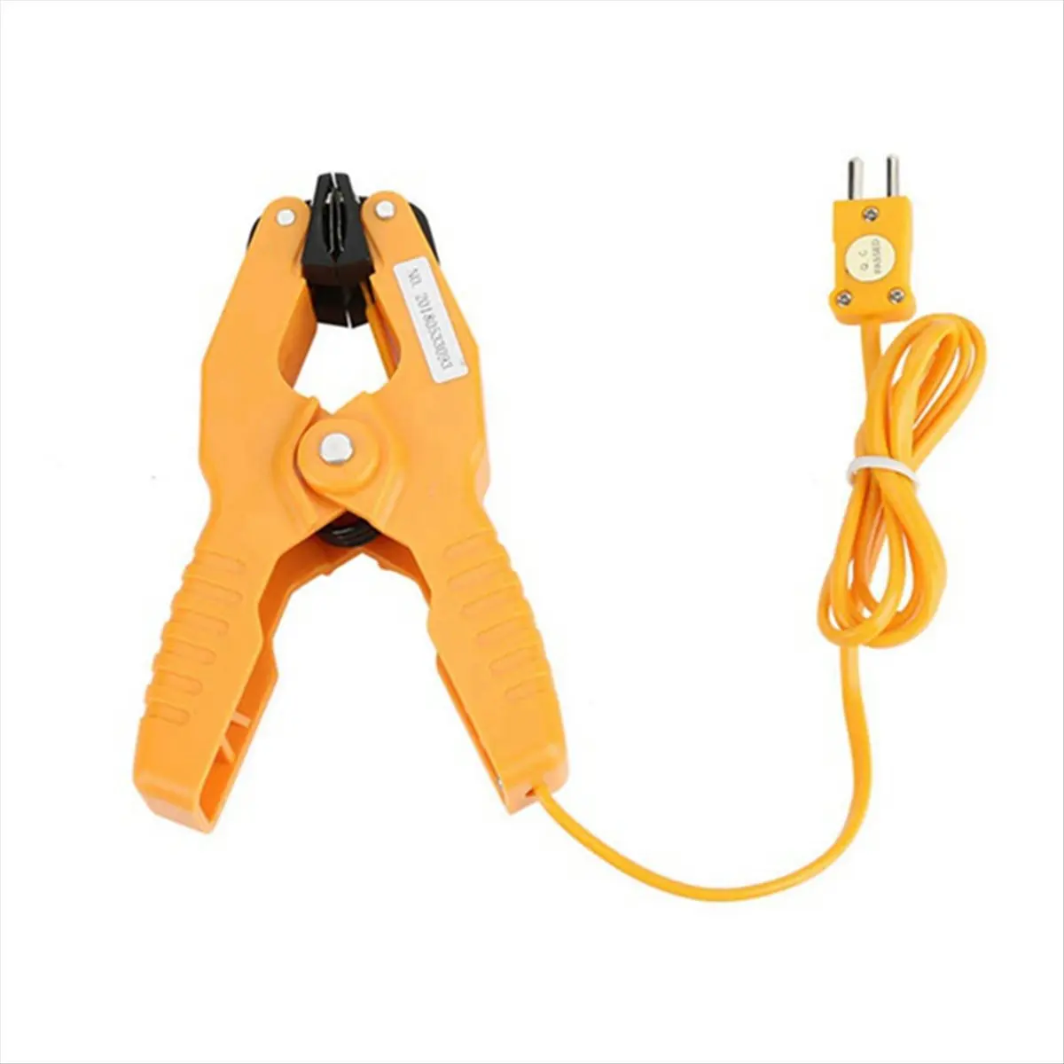 DT1007 TRENDY~2 PCS K-Type HVAC Temperature Clamp with Banana Plug Adapter - Thermocouple Sensor for HVAC & Plumbing