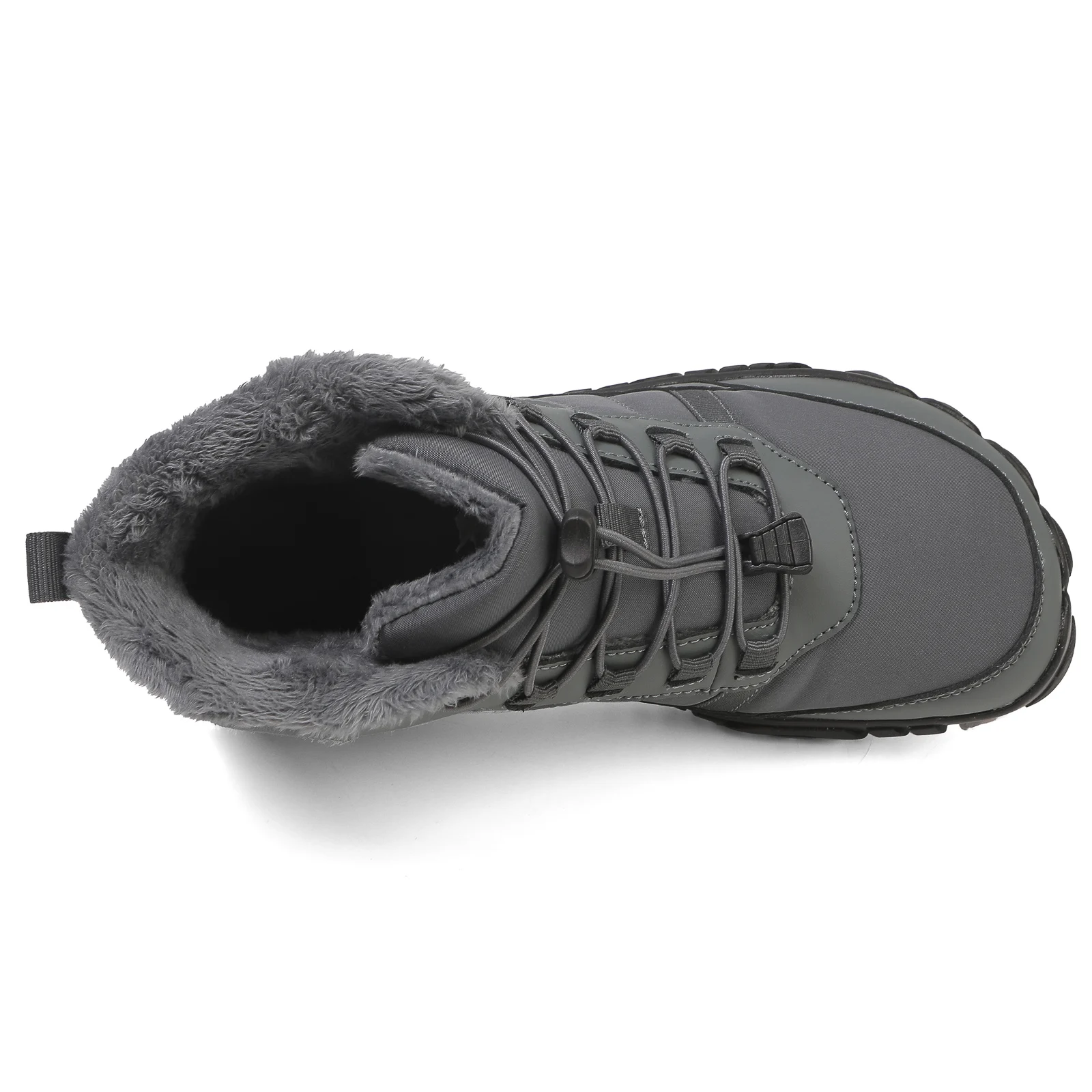 Winter Cold‑Resistant Snow Boots Waterproof Synthetic Leather Warm Plush Inner High‑top Outdoor Walking Shoes For Men Women