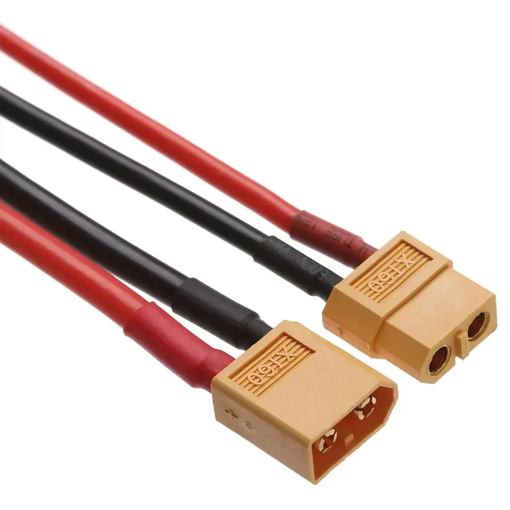 Hot 12 AWG/14 AWG Wires Model Accessories Cable Dual Extension 10CM/15CM Battery Connectors Female / male XT60 Connector Plug
