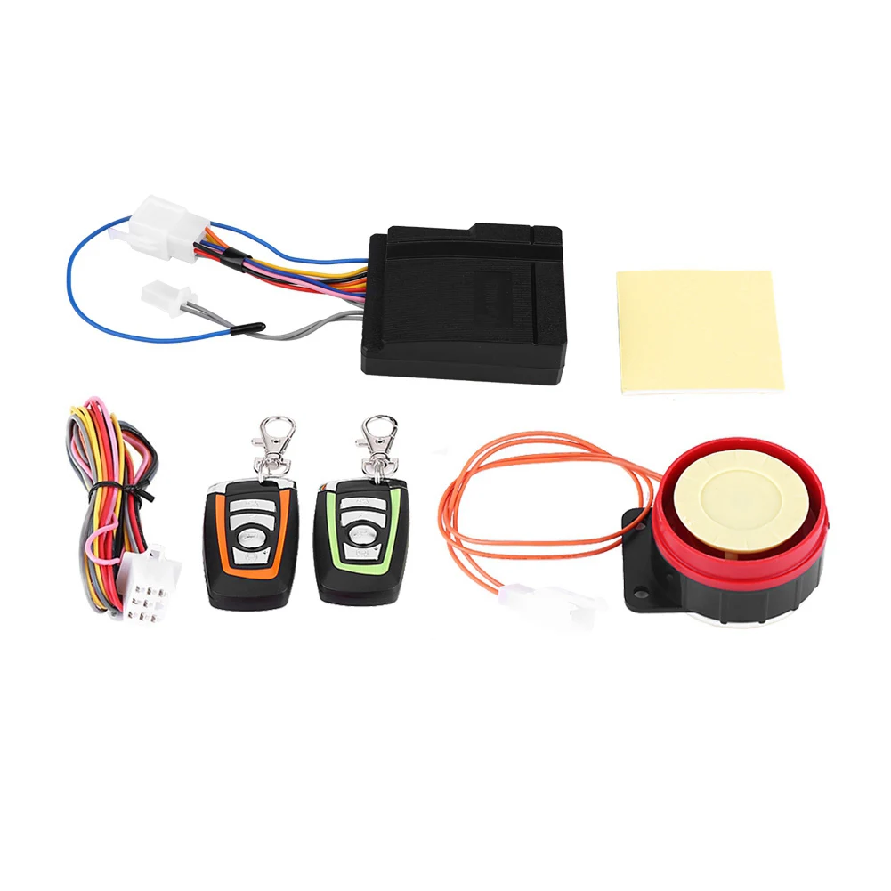

Motorcycle Alarm System Motorcycle Anti-Theft Security System Compact Easy To Install Remote Control for Motorcycle