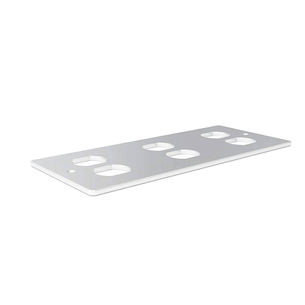 HIFI 6-Loch Amerikanische Standardsteckdose US-Stecker Stromanschluss 3-polige Elektrische Steckdose Abdeckung aus Aluminium – Detail 7