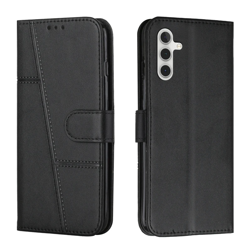 Para Samsung Galaxy S25 FE Funda con tapa tipo billetera cubierta de libro para Coque Samsung S 25 FE S25FE SM-S731B Funda protectora de cuero para teléfono