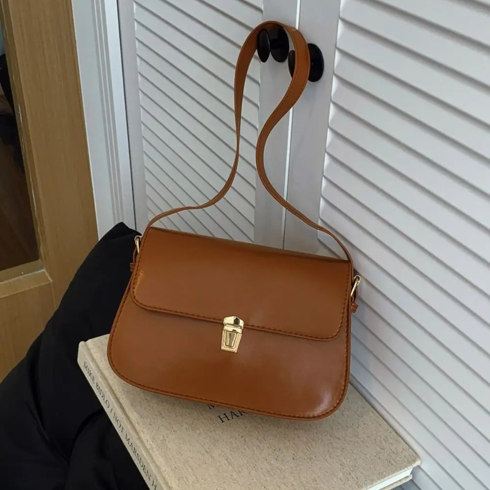 المحمولة خمر مشبك حقيبة كتف بولي Leather الجلود الترفيه الرجعية Underarn حقيبة Cuasal بلون المرأة الإبط حقيبة Shooping