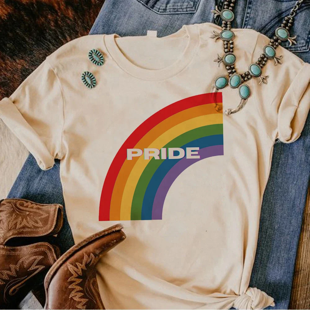 

Pride Tee women graphic streetwear summer Tee girl 2000s designer clothing