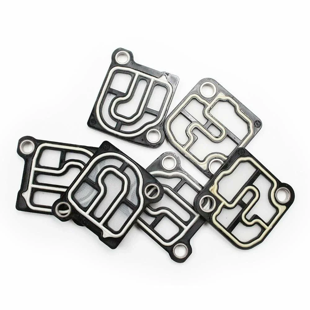 

6PCS-DSG 0B5 DL501 DQ500 Auto Transmission Solenoid Filter Gasket For VW Audi DSG 7-Speed Solenoid Valve Filter OB5 Car Parts