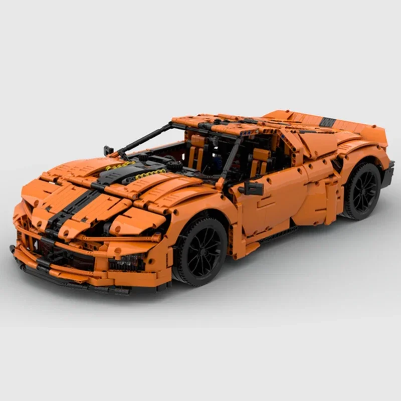 Moc اللبنات سيارة سلسلة نموذج Supercar GT Z88 الطوب الفني لتقوم بها بنفسك تجميع ألعاب البناء لهدايا عيد الطفل