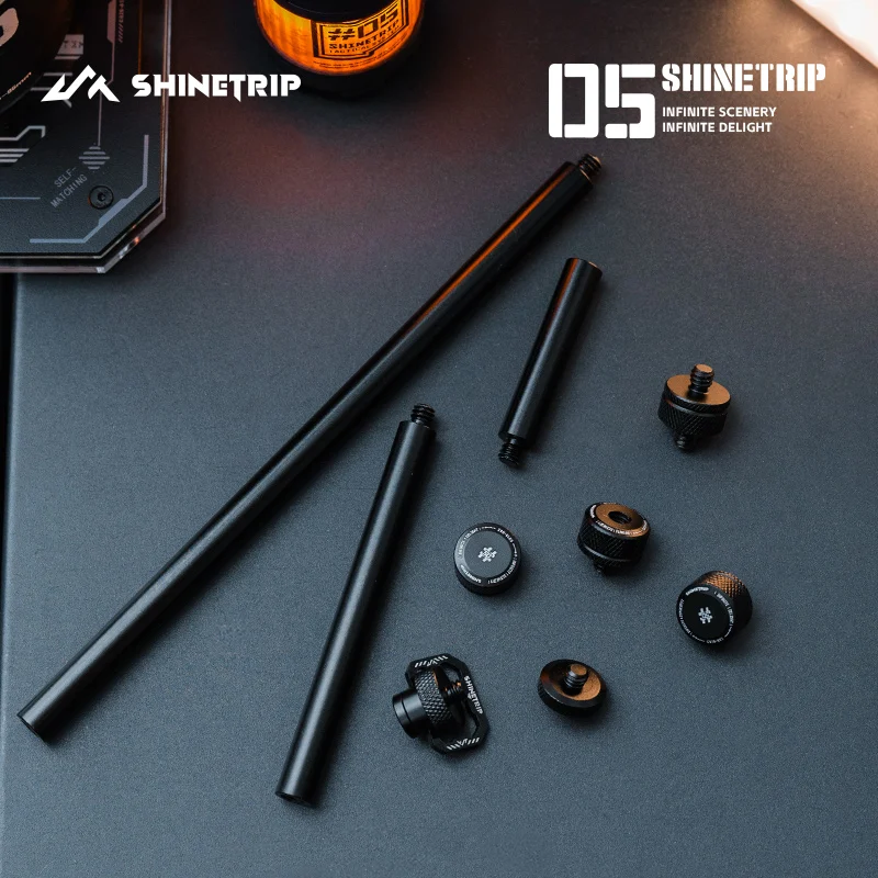 Camping Light Screw Accessories ShineTrip Aluminum Alloy 1/4 Screw Thread Nut 05 Light Array Series 19 Light Screw Accessories