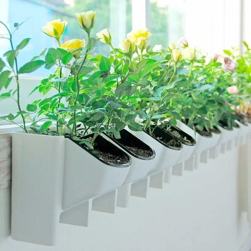 Planter Vertical Greening Indoor And Outdoor Balcony Wall Hanging Flower Pot Creative Combination Of Resin Plastic Flower Pot