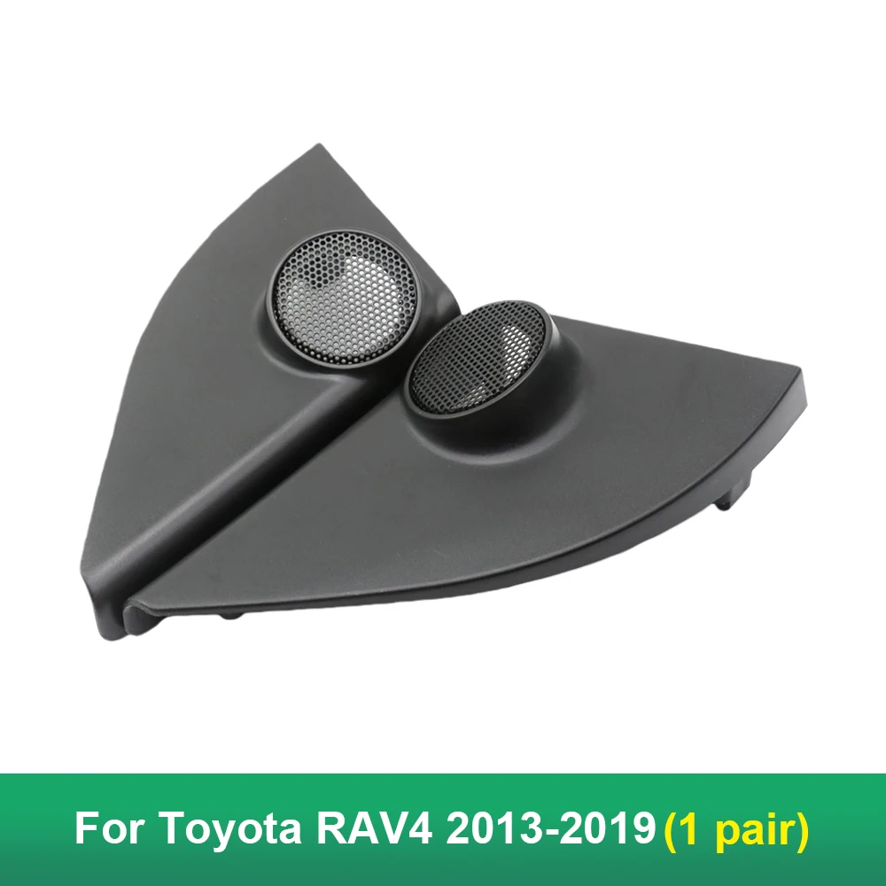 For Toyota RAV4 2013-2019 2PCS Car Tweeter Refitting Audio Door Angle Gum Speaker Cover Boxes Mounts