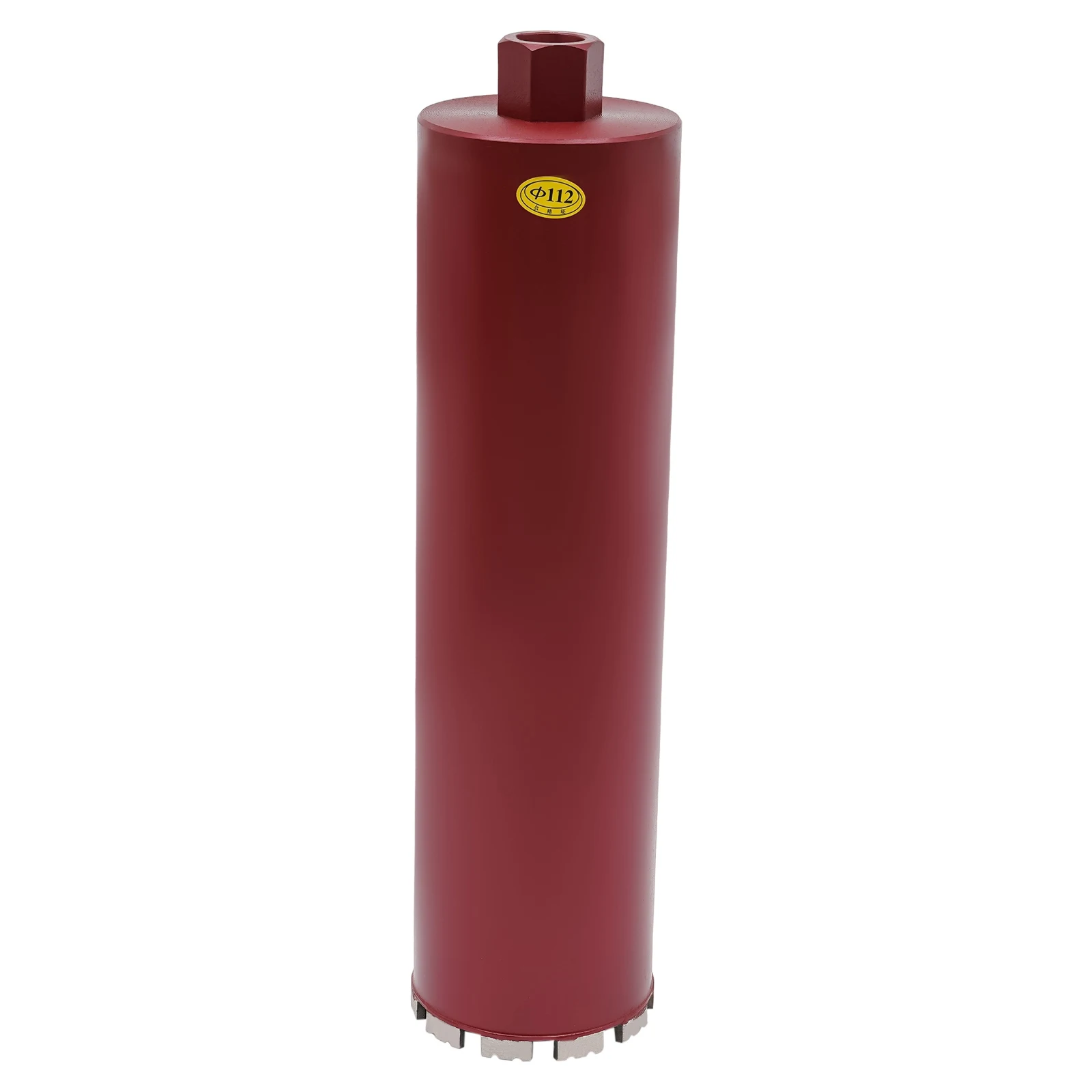 Foret diamanté, 112 mm, M22, Foret couronne professionnel, Foret humide, pour béton armé, Scie cloche, Murage, Briques, Pierre, Profondeur 410