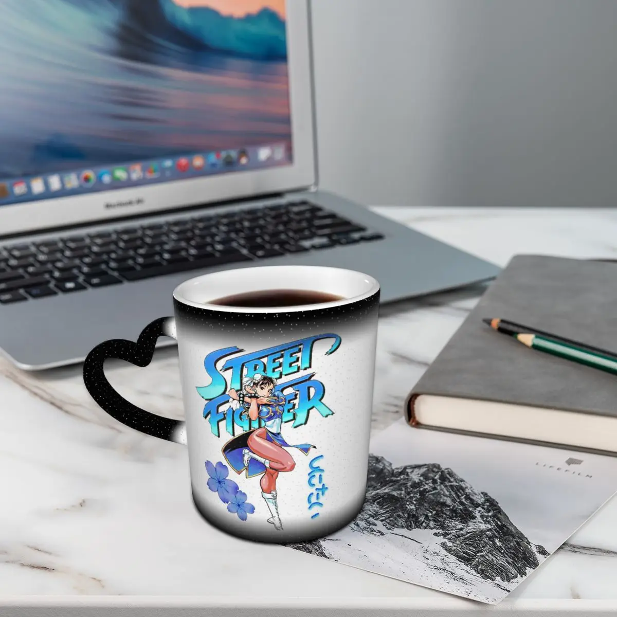 Defeated Portraits Super Street Fighter Mug Funny Ceramic Coffee Cups Tea Mugs Milk Cup Drinkware Gift for Woman Man