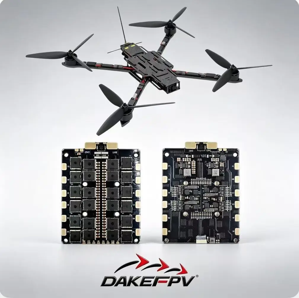 DAKEFPV TITAN BLHELI_32 120A 8-12S 4in1 30.5X30.5mm ESC For RC 13inch 15inch 18inch FPV Racing Freestyle Drone