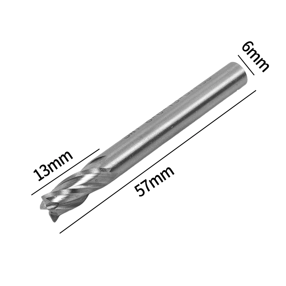 4 Flute End Mill Cutter Straight Shank High-speed 4/6/8/10/12mm HSS Bit 1pc High Quailty Hot Sale Useful 2018 New