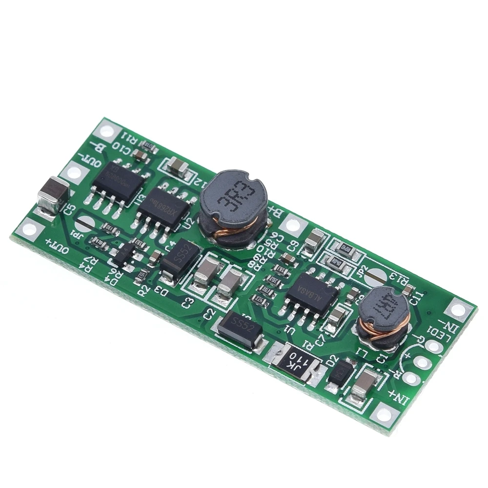 DC 5V 9V 12V Charging Step Up Booster Module for 18650 Lithium Battery UPS Voltage Converter Protection