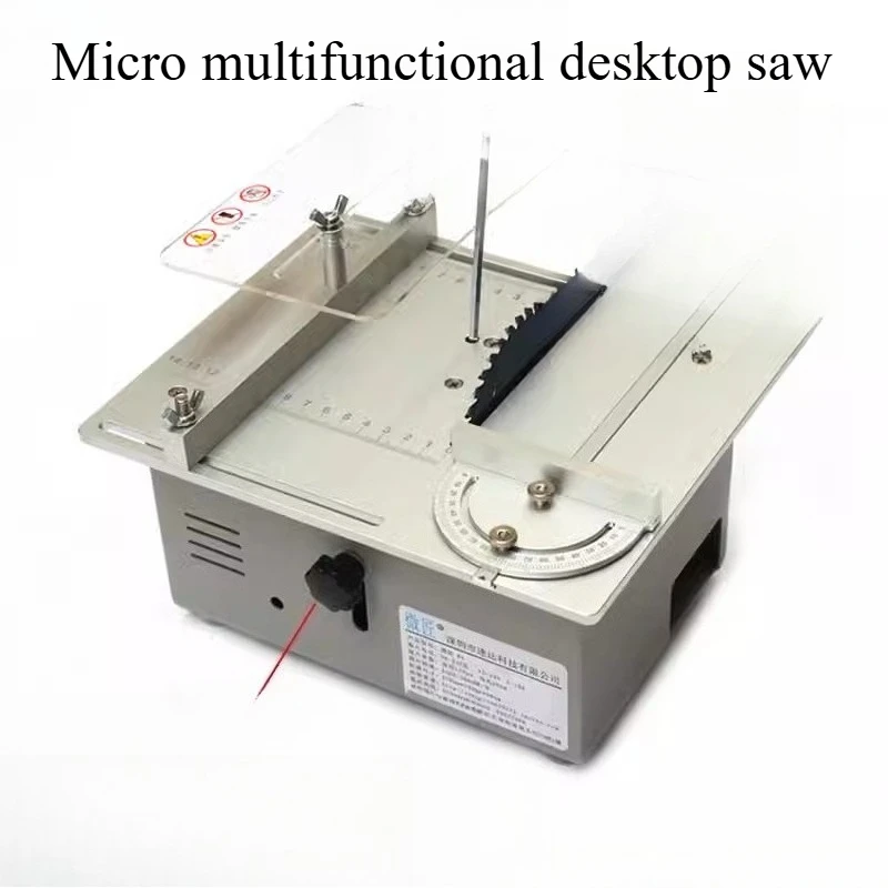 12-24V Mini Table Saw Multi functional Portable Compact Wood Plastic Metal Cutting DIY Home Technology School Workshop